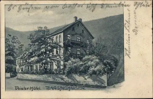 Künstler Ak Barsinghausen am Deister, Deister-Hotel