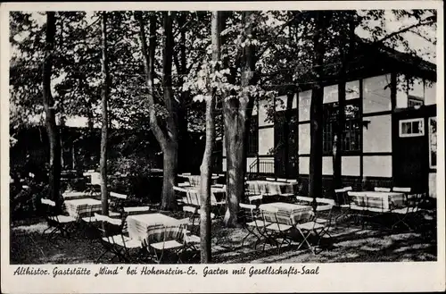 Ak Hohenstein Ernstthal Landkreis Zwickau, Gaststätte Wind, Th. Layritz