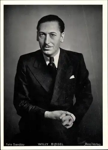 Foto Schauspieler Willy Birgel, Portrait