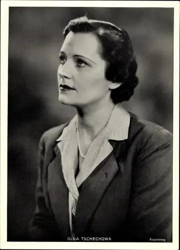 Foto Schauspielerin Olga Tschechowa, Portrait