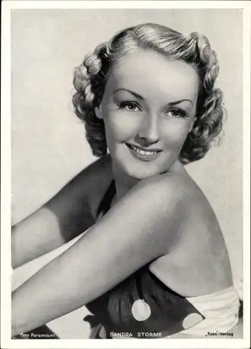 Foto Schauspielerin Sandra Storme, Portrait