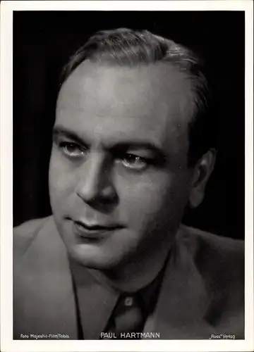 Foto Schauspieler Paul Hartmann, Portrait