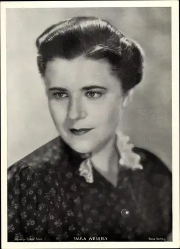 Foto Schauspielerin Paula Wessely, Portrait