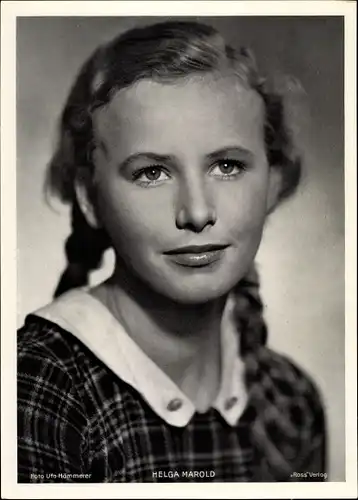 Foto Schauspielerin Helga Marold, Portrait