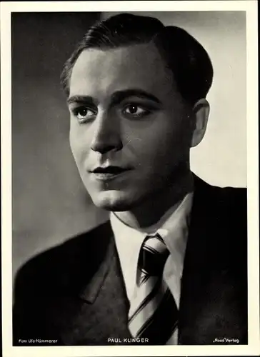 Foto Schauspieler Paul Klinger, Portrait