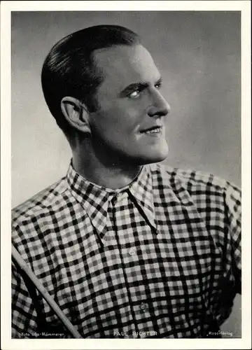 Foto Schauspieler Paul Richter, Portrait