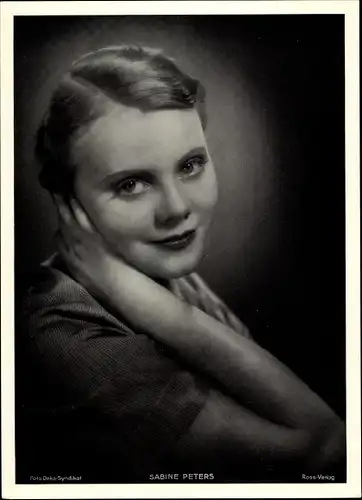 Foto Schauspielerin Sabine Peters, Portrait