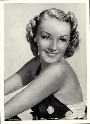 Foto Schauspielerin Sandra Storme, Portrait