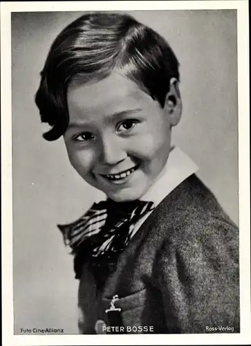 Foto Schauspieler Peter Bosse, Kinderportrait
