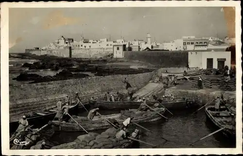 Ak Mogador Marokko, Un coin des Bassins et la Ville