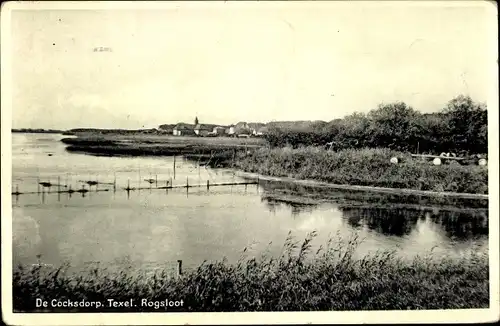 Ak De Cocksdorp Texel Nordholland Niederlande, Rogsloot