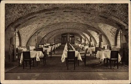 Ak Berlin Tiergarten, Weinhaus Rheingold, Potsdamer Platz, Stein Saal, Innenansicht