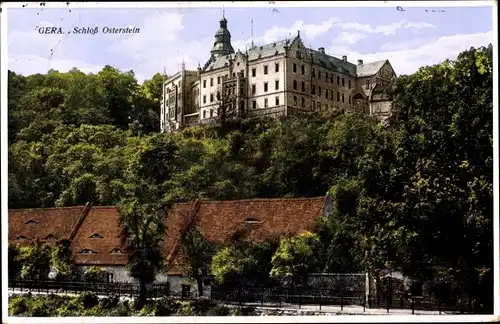 Ak Gera in Thüringen, Schloss Osterstein