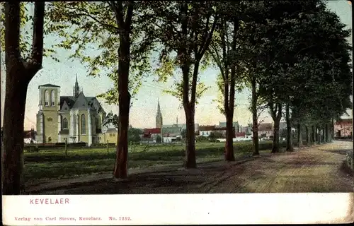 Ak Kevelaer am Niederrhein, Ortschaft, Kirche