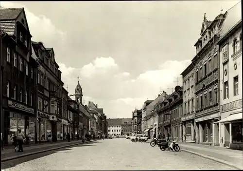 Ak Großenhain in Sachsen, Frauenmarkt, Geschäft Edelweiß, HO Wäschetruhe