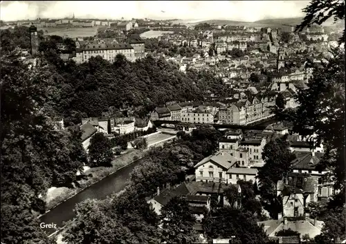 Ak Greiz im Vogtland, Panorama