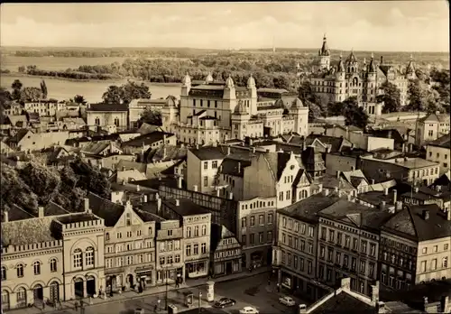 Ak Schwerin in Mecklenburg, Blick vom Dom