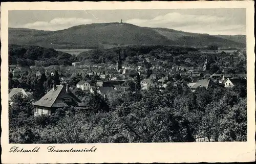 Ak Detmold in Nordrhein Westfalen, Gesamtansicht, Hermannsdenkmal