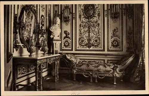 Ak Herrenchiemsee Chiemsee Oberbayern, Schloss, Rosa Toilette, Büste