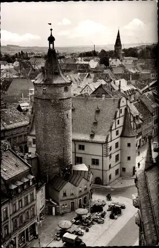Ak Kitzingen in Mainfranken Bayern, Blick vom Kirchturm