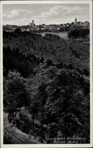 Ak Strümpfelbrunn Waldbrunn Odenwald, Blick aus der Ferne