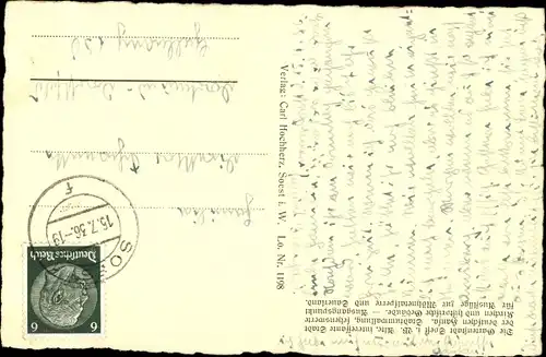 Ak Soest in Westfalen, Osthofentor