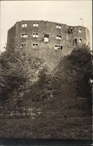 Ak Bad Liebenstein im Thüringer Wald, Burg Liebenstein, Ruine