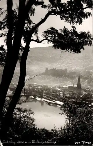 Ak Heidelberg am Neckar, Blick aus der Ferne