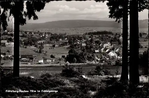 Ak Neubau Fichtelberg im Fichtelgebirge Oberfranken, Panorama