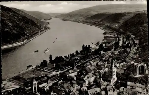 Ak Bacharach am Rhein, Panorama