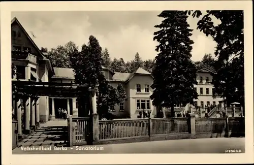 Ak Bad Berka im Weimarer Land Thüringen, Sanatorium, Pergola