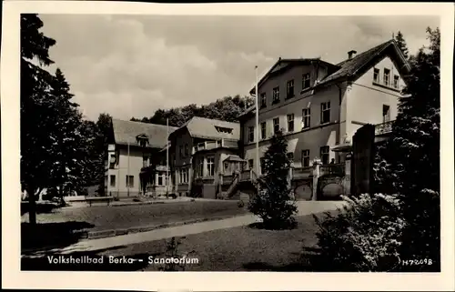 Ak Bad Berka im Weimarer Land Thüringen, Sanatorium