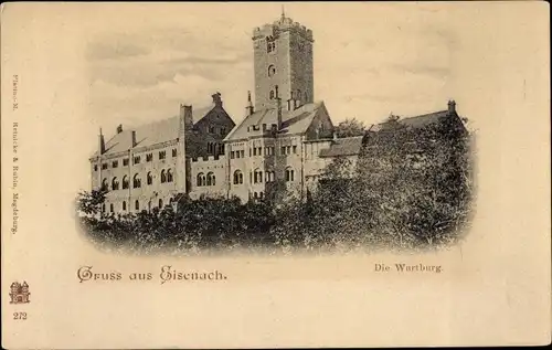 Ak Lutherstadt Eisenach in Thüringen, Wartburg
