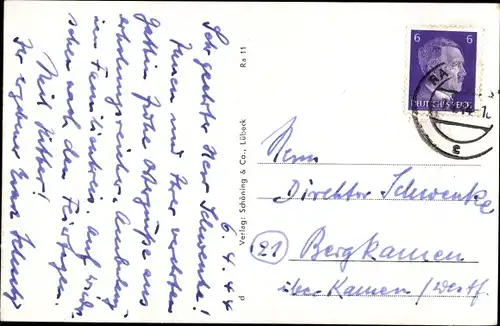 Ak Rathenow im Havelland, Havelpartie mit Kirche