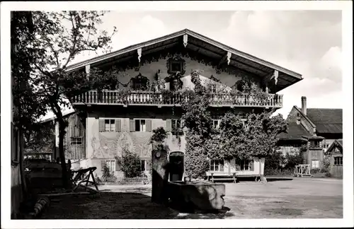 Ak Oberaudorf in Oberbayern, Bauernhaus