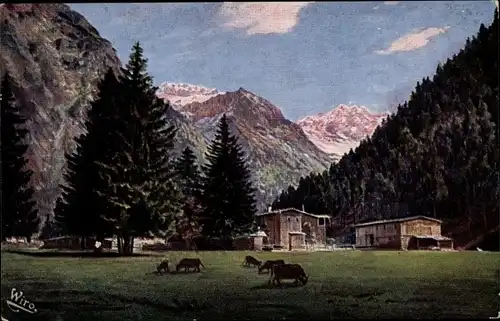 Künstler Ak Oberstdorf im Oberallgäu, Oytal, WIRO 2384 A