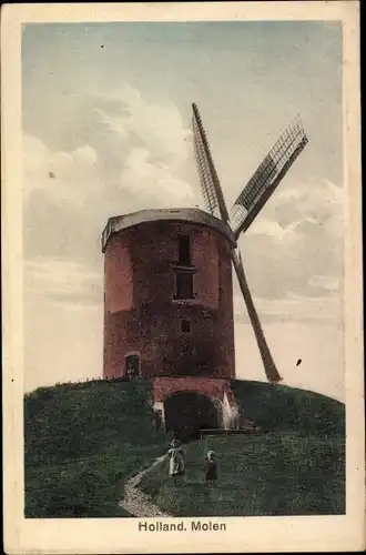Ak Holländische Windmühle, Molen