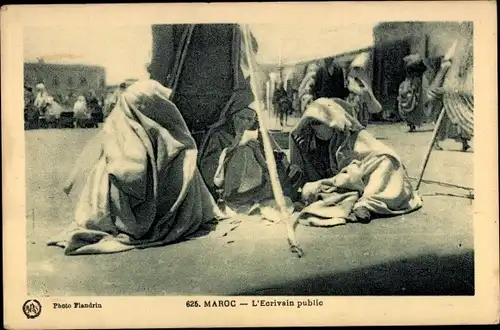 Ak Maroc, L'Ecrivain public, Maghreb