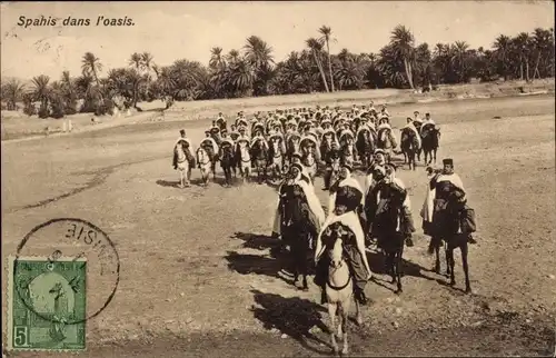 Ak Spahis dans l'oasis, Tunesische Krieger
