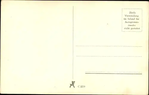 Ak Schauspieler und Sänger Johannes Heesters, UFA Film A 3713 3