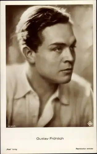 Ak Schauspieler Gustav Fröhlich, Portrait