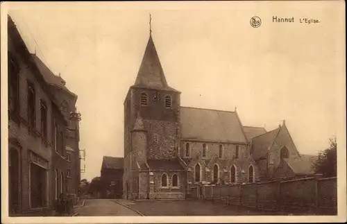 Ak Hannut Wallonien Lüttich, Kirche