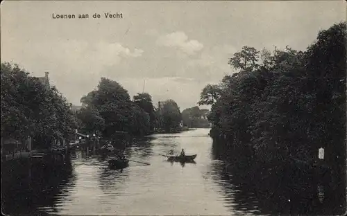 Ak Loenen aan de Vecht Utrecht, Ruderboote