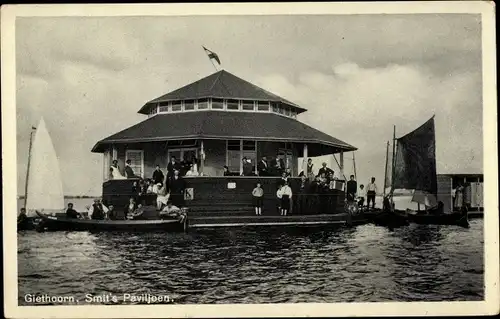 Ak Giethoorn Overijssel Niederlande, Smit's Paviljoen