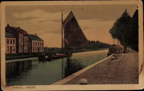 Ak Weert Limburg Niederlande, Kanaal