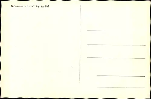 Ak Hřensko Herrnskretschen Elbe Region Aussig, Pravcicky kuzel, Prebischkegel