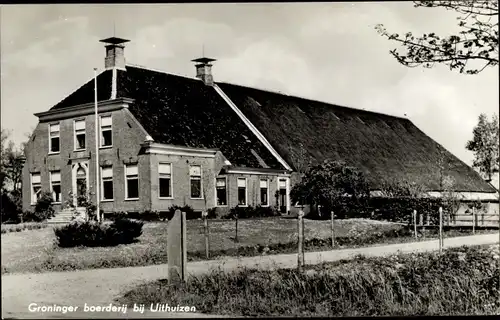 Ak Uithuizen Groningen Niederlande, Groninger Boerderij