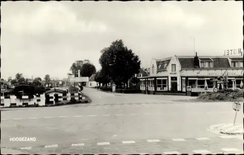 Ak Hoogezand Sappemeer Groningen, Straßenpartie, Hotel