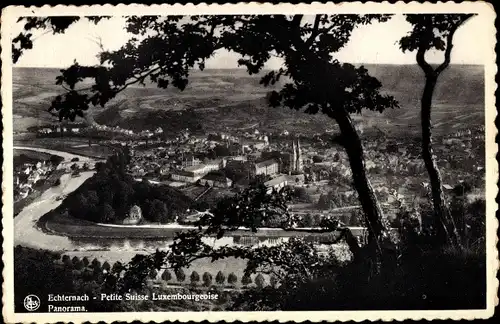 Ak Echternach Luxemburg, Panorama