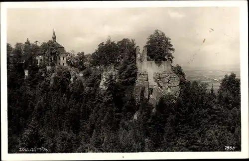 Ak Turnov Turnau Region Königgrätz, Burg Valdštejn, Valdštýn, Waldstein